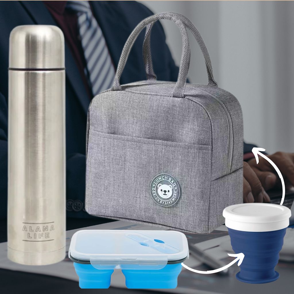 KIT WORK LION® (SUPER COMBO PORTA COMIDAS COMPLETO)